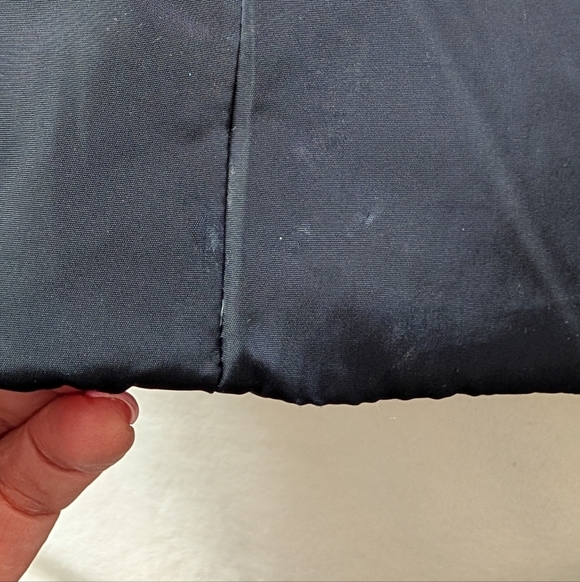 Lauren Ralph Lauren Women's Down Parka Coat Hooded Zip Front Navy Blue Size S - Picture 16 of 16